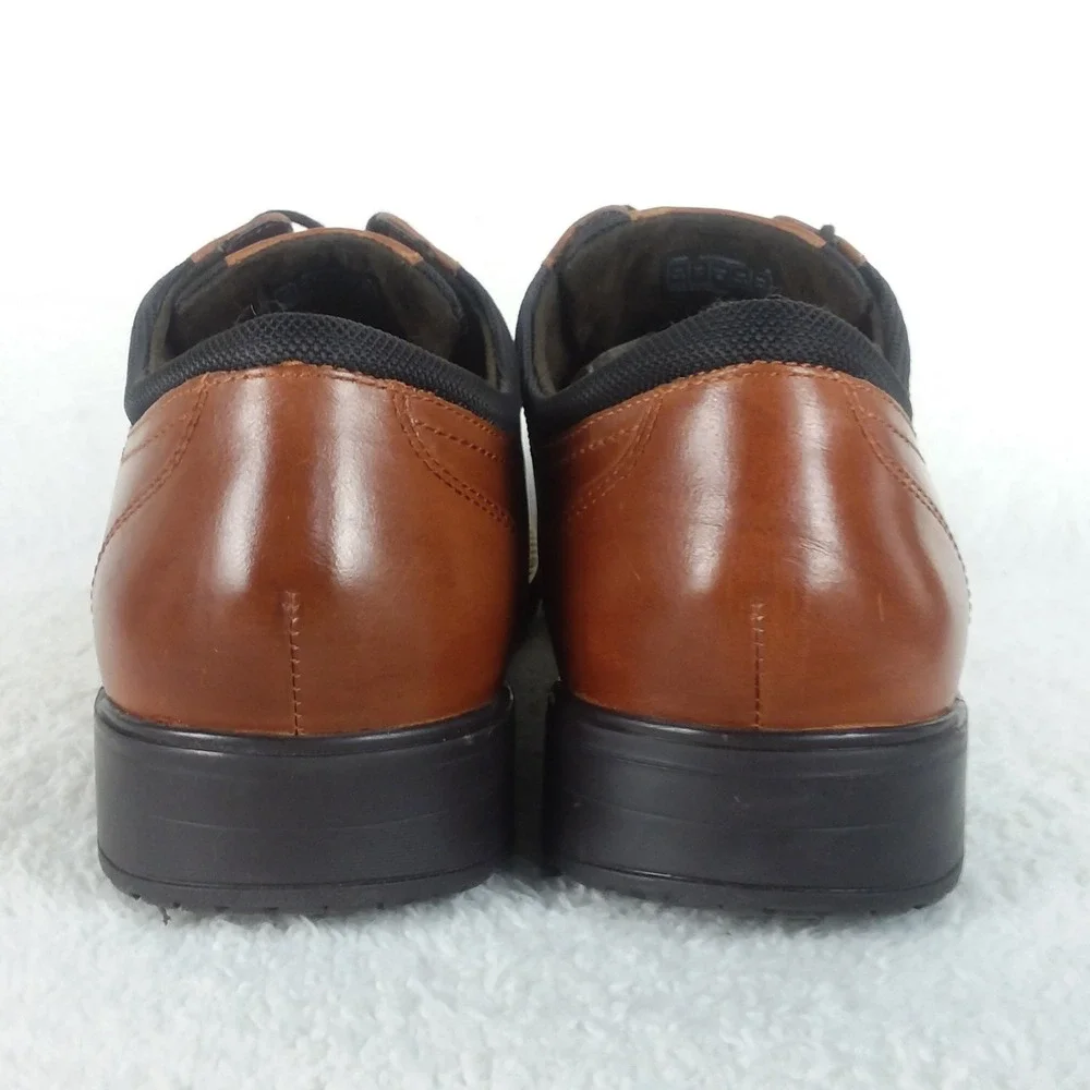 Rockport TruTech Mens Brown Leather Lace Up Oxford Dress Shoes Size‎ 11.5